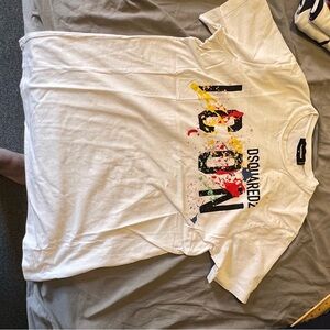 No Boundaries White Graphic Tee